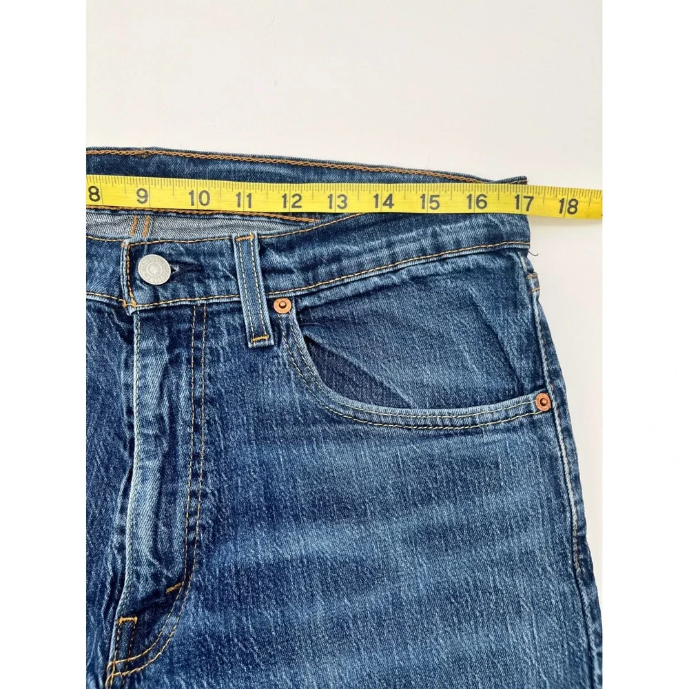 LEVIS 505 Regular Fit Jeans Mens 34x32 Blue Straight Leg Denim